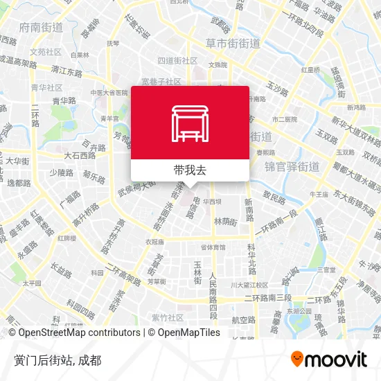 黉门后街站地图