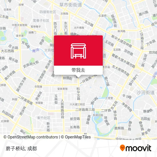 磨子桥站地图