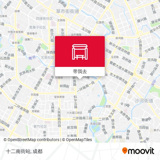 十二南街站地图