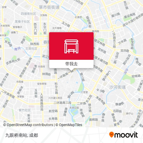 九眼桥南站地图