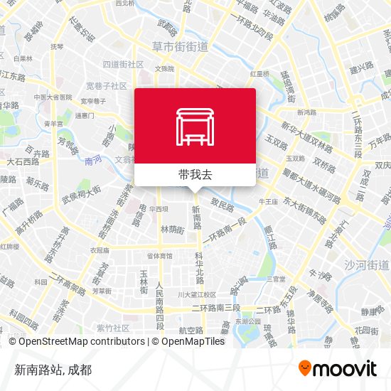 新南路站地图