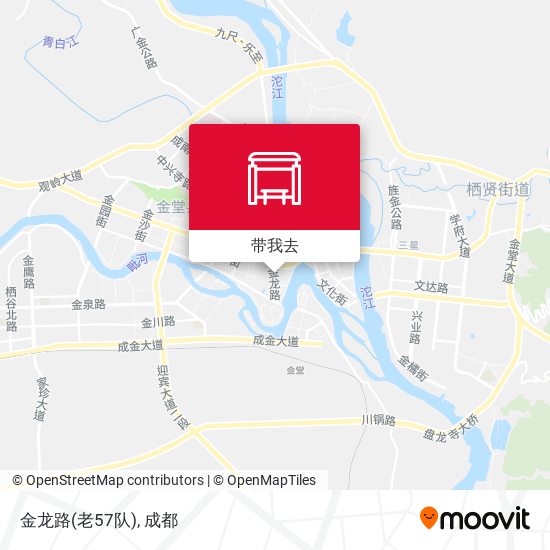 金龙路(老57队)地图