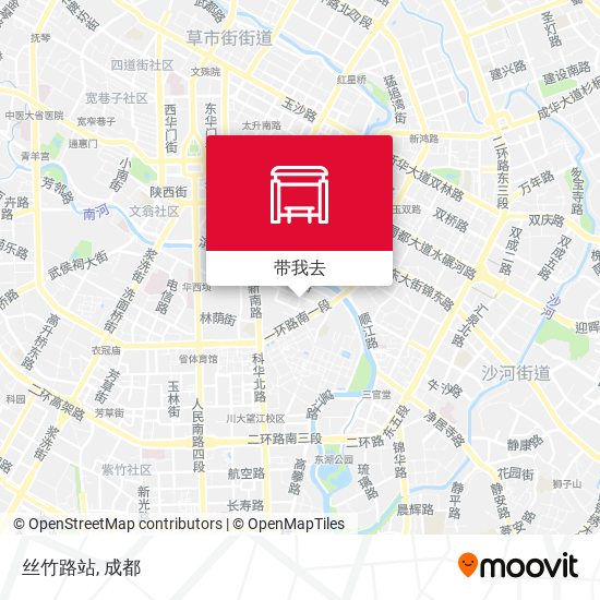 丝竹路站地图