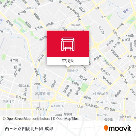 西三环路四段北外侧地图