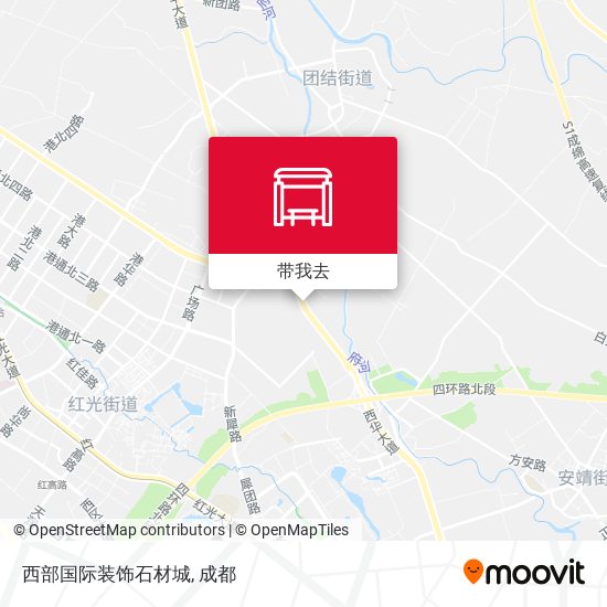 西部国际装饰石材城地图