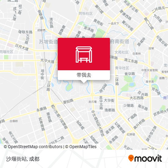 沙堰街站地图