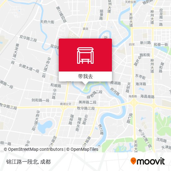 锦江路一段北地图