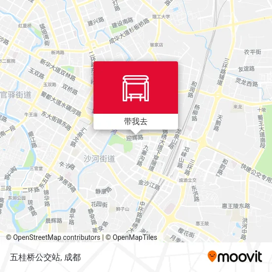 五桂桥公交站地图