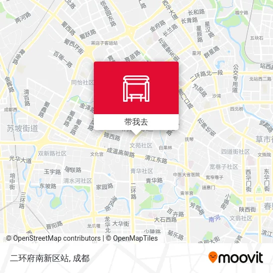 二环府南新区站地图