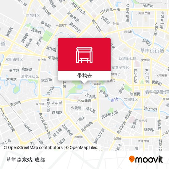 草堂路东站地图