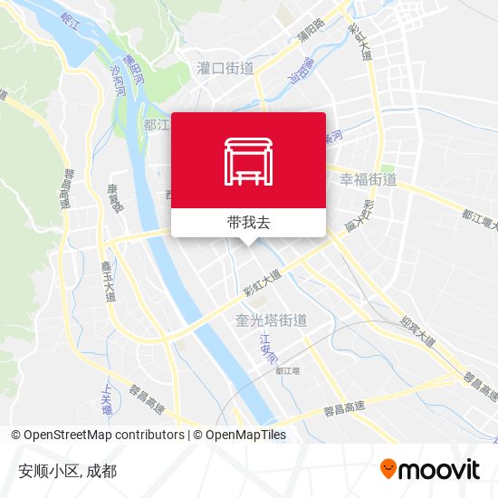 安顺小区地图
