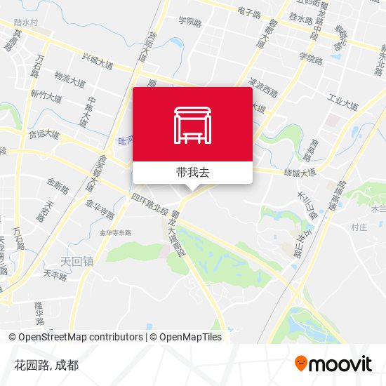 花园路地图