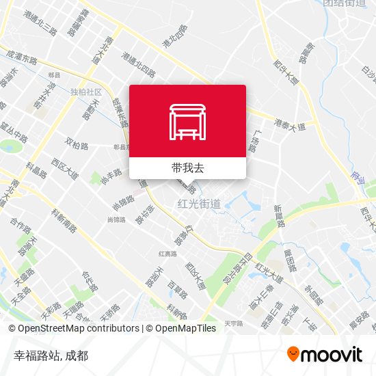 幸福路站地图