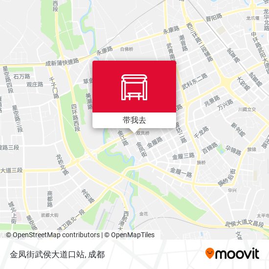 金凤街武侯大道口站地图