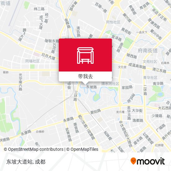 东坡大道站地图