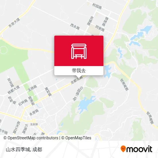 山水四季城地图