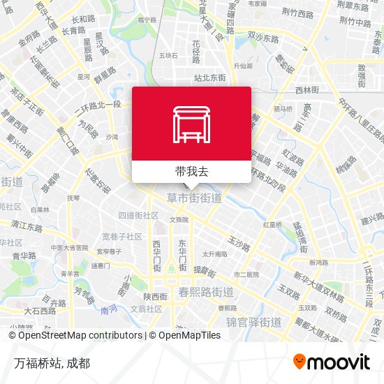 万福桥站地图