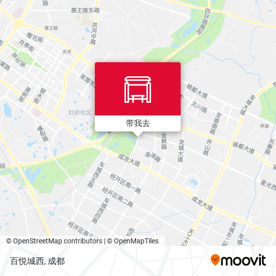 百悦城西地图