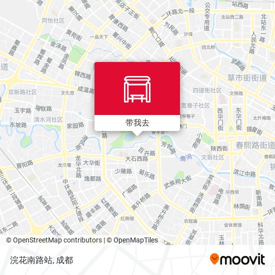 浣花南路站地图