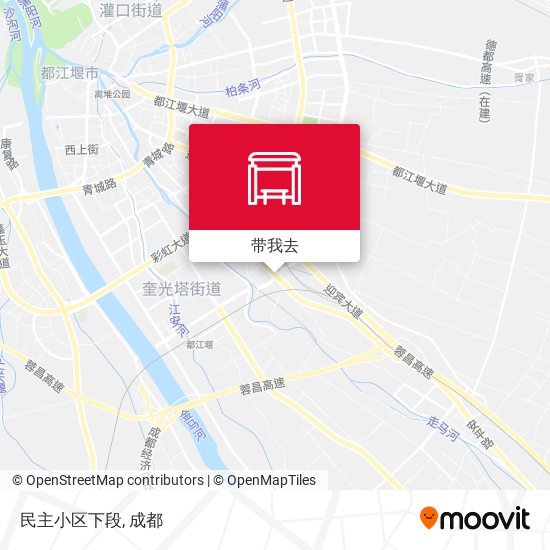 民主小区下段地图