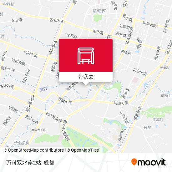 万科双水岸2站地图