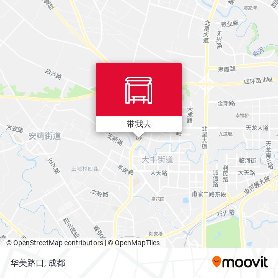 华美路口地图
