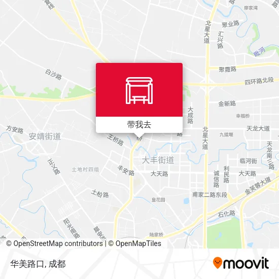 华美路口地图