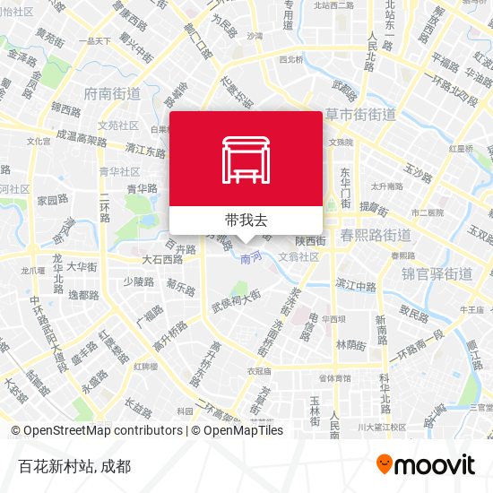 百花新村站地图