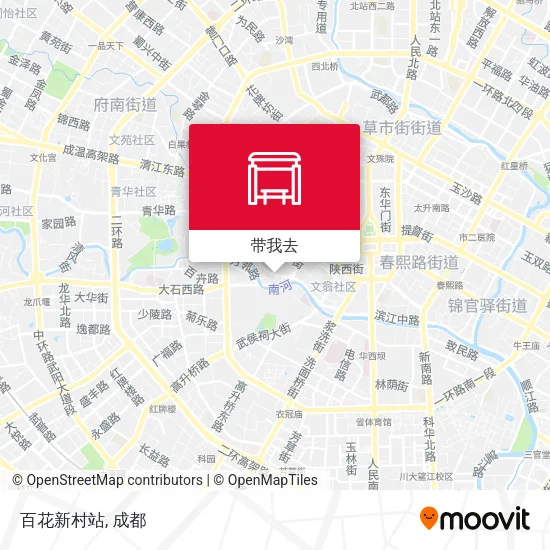 百花新村站地图