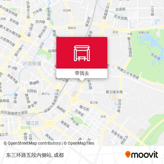 东三环路五段内侧站地图