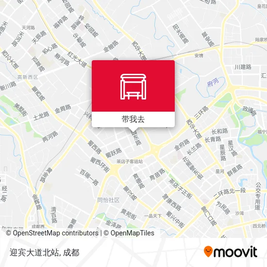 迎宾大道北站地图