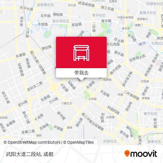 武阳大道二段站地图
