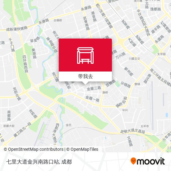 七里大道金兴南路口站地图