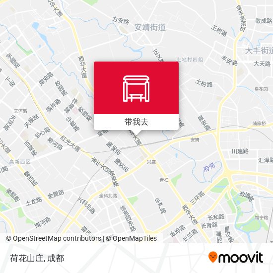荷花山庄地图
