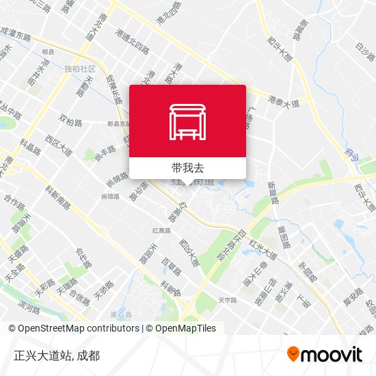 正兴大道站地图