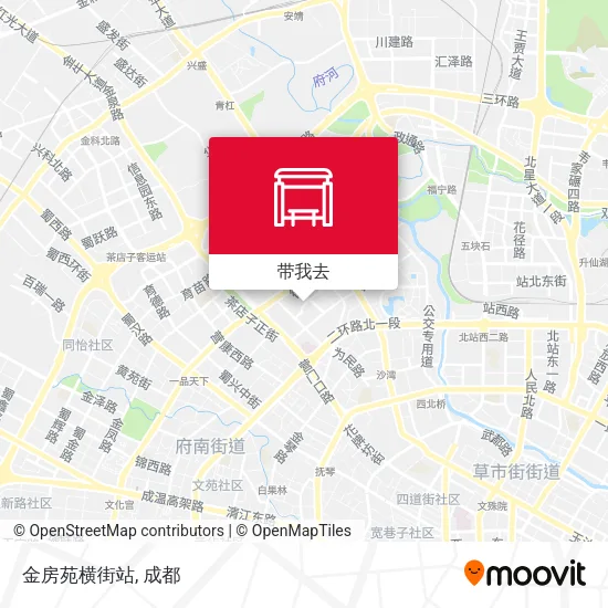 金房苑横街站地图