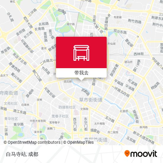 白马寺站地图
