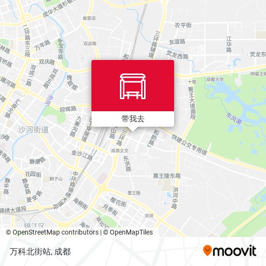 万科北街站地图