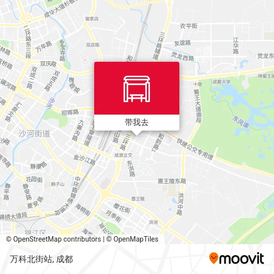 万科北街站地图