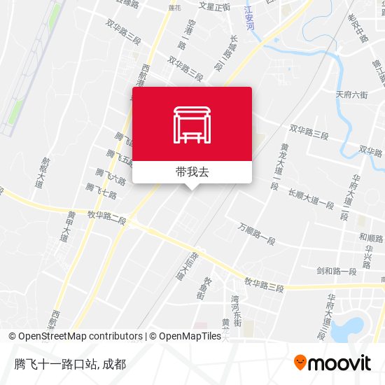 腾飞十一路口站地图