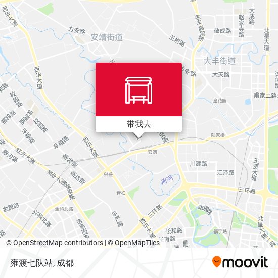 雍渡七队站地图