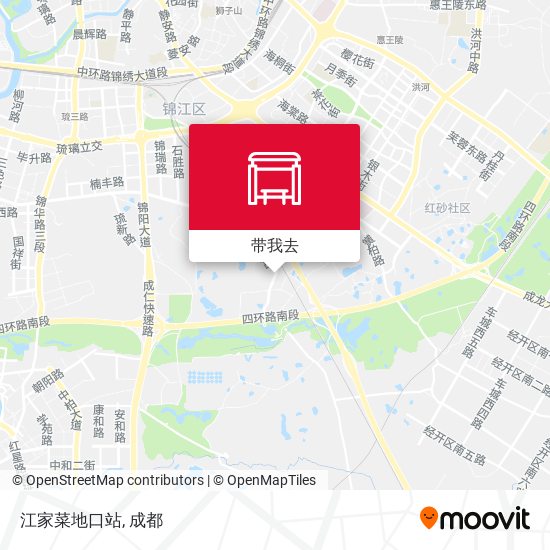 江家菜地口站地图