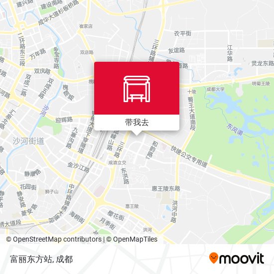富丽东方站地图