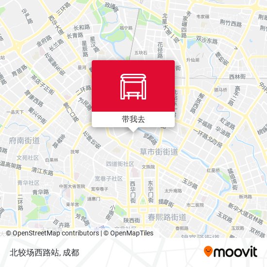 北较场西路站地图