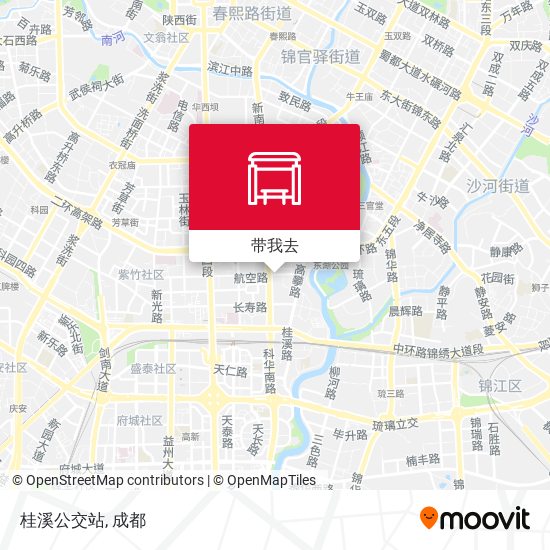 桂溪公交站地图