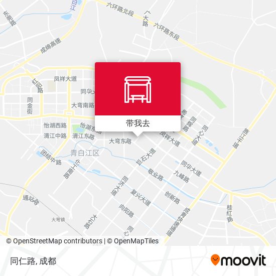 同仁路地图