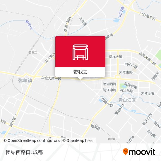 团结西路口地图