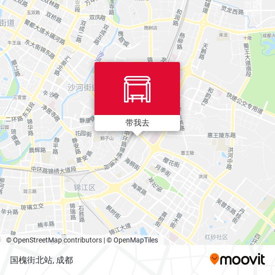 国槐街北站地图