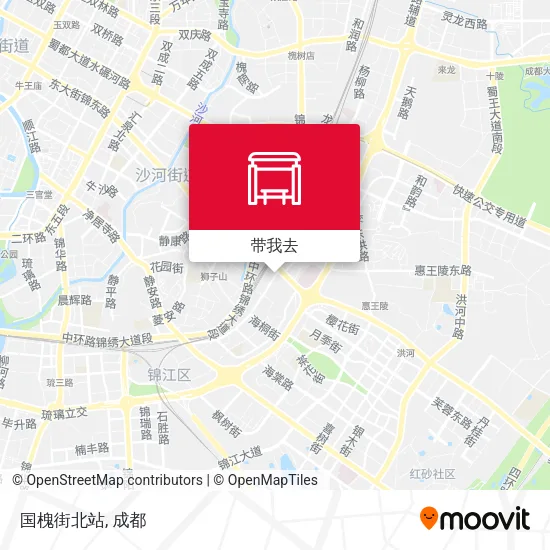 国槐街北站地图