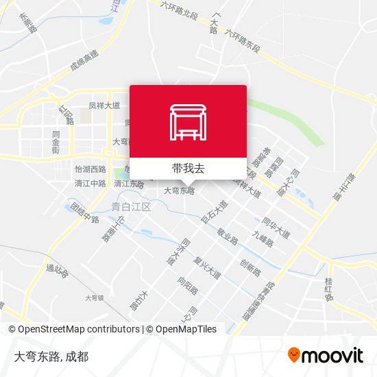 大弯东路地图